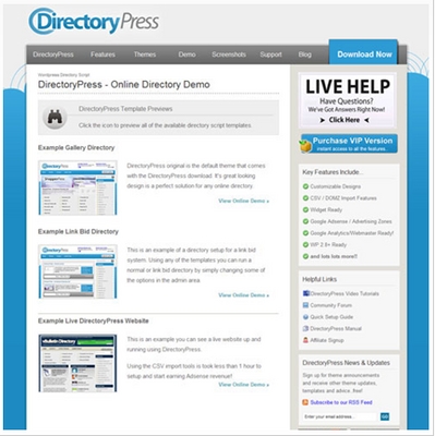Product picture Directory Theme WordPress The Best